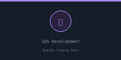 iOS Development Events Coming Soon